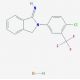 2-[4-chloro-3-(trifluoromethyl)phenyl]isoindolin-1-imine hydrobromide - chemical structure image