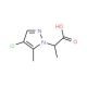 2-(4-Chloro-5-methyl-1H-pyrazol-1-yl)-propanoic acid - chemical structure image