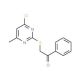 2-(4-Chloro-6-methyl-pyrimidin-2-ylsulfanyl)-1-phenyl-ethanone - chemical structure image