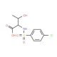 2-(4-Chloro-benzenesulfonylamino)-3-hydroxy-butyric acid - chemical structure image