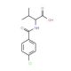 2-(4-Chloro-benzoylamino)-3-methyl-butyric acid (CAS 93709-63-8) - chemical structure image