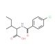 2-(4-Chloro-benzoylamino)-3-methyl-pentanoic acid - chemical structure image