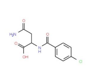 2-(4-Chloro-benzoylamino)-succinamic acid - chemical structure image
