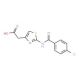 [2-(4-Chloro-benzoylamino)-thiazol-4-yl]-acetic acid - chemical structure image