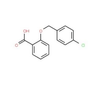 2-(4-Chloro-benzyloxy)-benzoic acid (CAS 52803-69-7) - chemical structure image