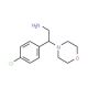 2-(4-Chloro-phenyl)-2-morpholin-4-yl-ethylamine (CAS 866782-00-5) - chemical structure image