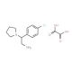 2-(4-Chloro-phenyl)-2-pyrrolidin-1-yl-ethylamine 0.5 oxalate - chemical structure image