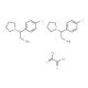 2-(4-Chloro-phenyl)-2-pyrrolidin-1-yl-ethylaminehemioxalate - chemical structure image