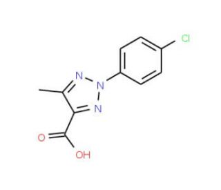 2-(4-Chloro-phenyl)-5-methyl-2H-[1,2,3]triazole-4-carboxylic acid - chemical structure image