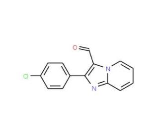2-(4-Chloro-phenyl)-imidazo[1,2-a]pyridine-3-carboxaldehyde - chemical structure image