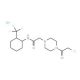 2-[4-(chloroacetyl)piperazin-1-yl]-N-[2-(trifluoromethyl)phenyl]acetamide hydrochloride - chemical structure image