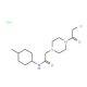 2-[4-(chloroacetyl)piperazin-1-yl]-N-(4-methylphenyl)acetamide hydrochloride - chemical structure image