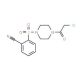 2-{[4-(chloroacetyl)piperazin-1-yl]sulfonyl}benzonitrile - chemical structure image