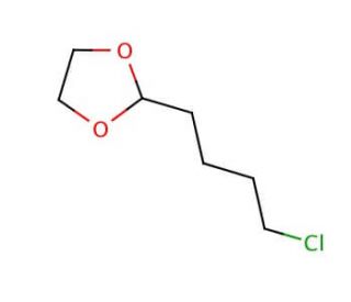 2-(4-Chlorobutyl)-1,3-dioxolane (CAS 118336-86-0) - chemical structure image