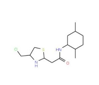 2-[4-(chloromethyl)-1,3-thiazol-2-yl]-N-(2,5-dimethylphenyl)acetamide - chemical structure image