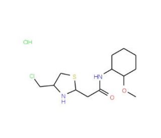 2-[4-(chloromethyl)-1,3-thiazol-2-yl]-N-(2-methoxyphenyl)acetamide hydrochloride - chemical structure image