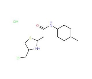 2-[4-(chloromethyl)-1,3-thiazol-2-yl]-N-(4-methylphenyl)acetamide hydrochloride - chemical structure image