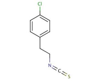 2-(4-Chlorophenethyl)isothiocyanate (CAS 17608-10-5) - chemical structure image