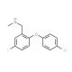 2-(4-Chlorophenoxy)-5-fluoro-N-methylbenzylamine (CAS 289717-57-3) - chemical structure image