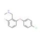 2-(4-Chlorophenoxy)-6-fluoro-N-methylbenzylamine (CAS 902836-83-3) - chemical structure image