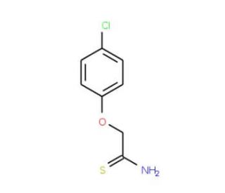 2-(4-Chlorophenoxy)thioacetamide (CAS 35368-44-6) - chemical structure image