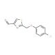 2-(4-chlorophenoxymethyl)-1,3-thiazole-4-carbaldehyde - chemical structure image