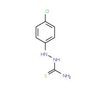 2-(4-Chlorophenyl)-1-hydrazinecarbothioamide (CAS 7382-41-4) - chemical structure image