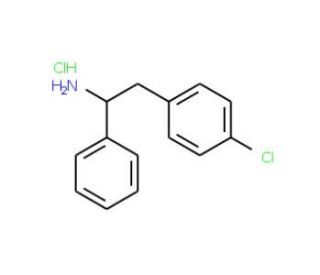 2-(4-chlorophenyl)-1-phenylethan-1-amine hydrochloride - chemical structure image