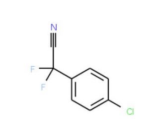 2-(4-chlorophenyl)-2,2-difluoroacetonitrile - chemical structure image