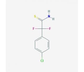 2-(4-chlorophenyl)-2,2-difluoroethanethioamide - chemical structure image