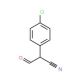 2-(4-Chlorophenyl)-2-cyanoacetaldehyde (CAS 62538-21-0) - chemical structure image