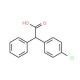 2-(4-Chlorophenyl)-2-phenylacetic acid (CAS 21771-88-0) - chemical structure image