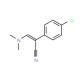 2-(4-Chlorophenyl)-3-(dimethylamino)acrylonitrile (CAS 40373-88-4) - chemical structure image
