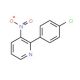 2-(4-Chlorophenyl)-3-nitropyridine - chemical structure image