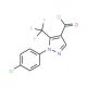 2-(4-Chlorophenyl)-3-(trifluoromethyl)pyrazole-4-carbonyl chloride (CAS 175137-19-6) - chemical structure image