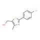 [2-(4-Chlorophenyl)-4-methyl-1,3-thiazol-5-yl]-methanol - chemical structure image
