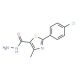 2-(4-Chlorophenyl)-4-methyl-1,3-thiazole-5-carbohydrazide - chemical structure image