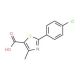 2-(4-chlorophenyl)-4-methyl-1,3-thiazole-5-carboxylic acid (CAS 54001-17-1) - chemical structure image