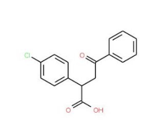 2-(4-Chlorophenyl)-4-oxo-4-phenylbutanoic acid (CAS 39206-70-7) - chemical structure image