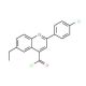 2-(4-chlorophenyl)-6-ethylquinoline-4-carbonyl chloride - chemical structure image