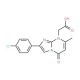 2-(4-Chlorophenyl)-7-methyl-5-oxo-5H-imidazo[1,2-a]pyrimidine-8-acetic acid - chemical structure image