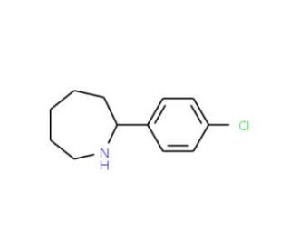 2-(4-Chlorophenyl)azepane - chemical structure image