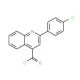 2-(4-chlorophenyl)quinoline-4-carbonyl chloride - chemical structure image