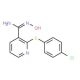 2-[(4-Chlorophenyl)sulfanyl]-N′-hydroxy-3-pyridinecarboximidamide - chemical structure image