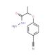 2-(4-cyanophenoxy)propanohydrazide (CAS 438219-13-7) - chemical structure image