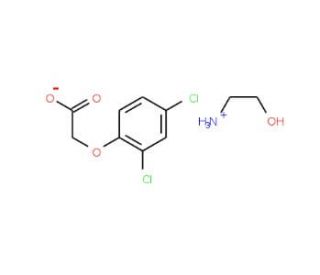 2,4-D ethanolammonium salt (CAS 3599-58-4) - chemical structure image