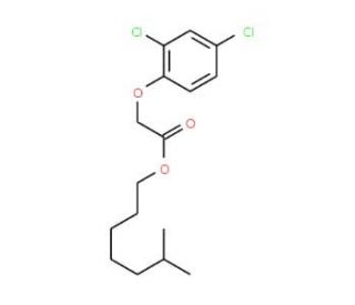 2,4-D isooctyl ester (CAS 25168-26-7) - chemical structure image