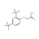 (2,4-di-tert-butylphenoxy)acetic acid (CAS 18327-79-2) - chemical structure image