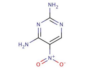 2,4-Diamino-5-nitropyrimidine (CAS 18620-73-0) - chemical structure image