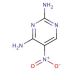 2,4-Diamino-5-nitropyrimidine (CAS 18620-73-0) - chemical structure image